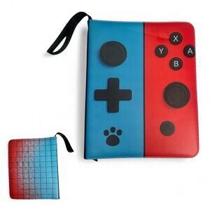 Gaming Card Binder 12x10.5in 9 Pocket Zipper Waterproof Album for TCG Storage